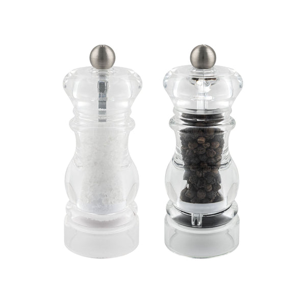 Acrylic Salt Pepper Grinder Set - G-MILL SP-6610AC 11CM