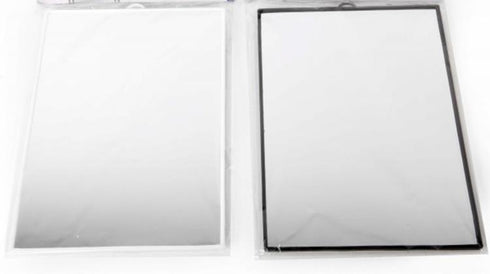 ASSORTED COLOUR STANDING FACE MIRROR APX 18 X 24 CM. JL5567