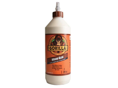 Gorilla Wood Glue 1L - Strong Bond for Indoor/Outdoor Use