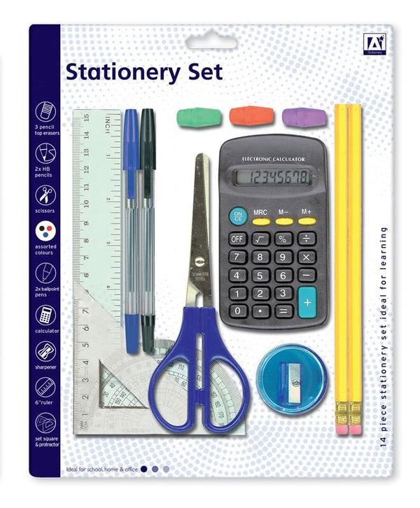 Stationery Set with Calculator - Complete SCI Essentials