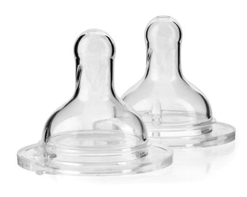 BABYPIPKIN SILICONE TEATS (WIDE BOTTLE NECK) 2/PK. Z66047