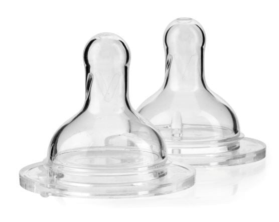 BABYPIPKIN SILICONE TEATS (WIDE BOTTLE NECK) 2/PK. Z66047