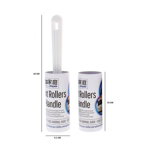 3 PACK ROLLS LINT REMOVER ROLLER STICKY BRUSH DUST FLUFF FABRIC. OL310287