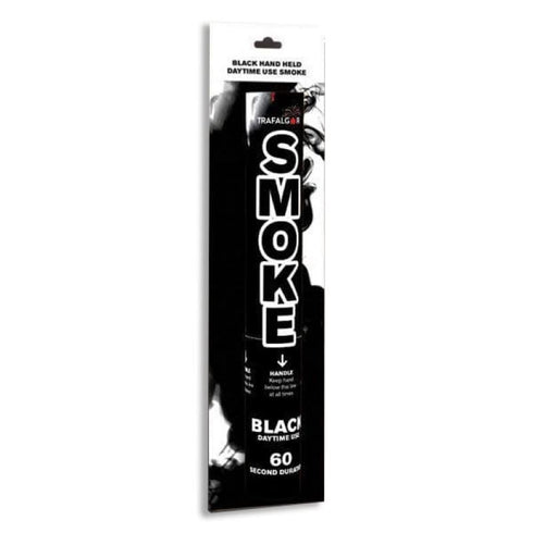 TRAFALGAR HANDHELD DAYTIME COLOURED SMOKE- BLACK. CR-RPS001N