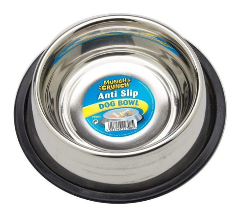 Non-Slip Dog Bowl - MUNCH CRUNCH 700ML MC1100