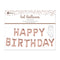 EUROWRAP HAPPY BIRTHDAY ROSE GOLD FOIL BALLOON APX 24 X 35 CM. 28848-HBRCC