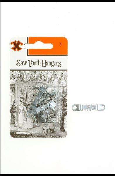 Saw Tooth Hangers - SHAW X Zinc Plated 5 Pack FS12868