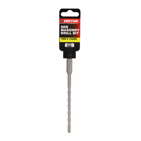 DEKTON SDS MASONRY DRILL BIT 7MM X 160MM. DT80009