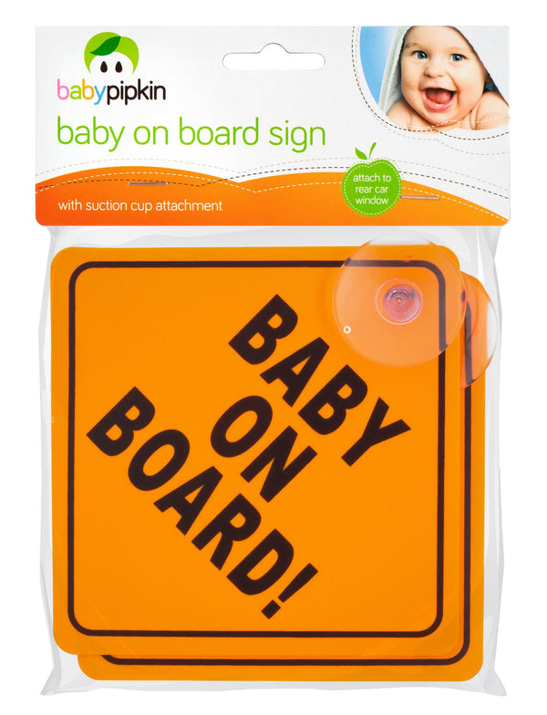 BABYPIPKIN BABY ON BOARD CAR SIGN 2/PK. Z66078