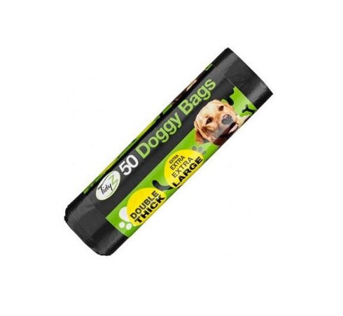 Dog Waste Bags with Tie Handles - TIDYZ Extra Strong 50 Pack