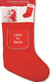 PERSONALISED CHRISTMAS STOCKING WITH LETTERS. SPLR