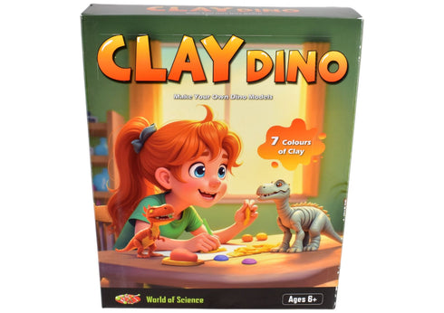 WORLD OF SCIENEC MAKE YOUR OWN CLAY DINOSAURS. TY3011