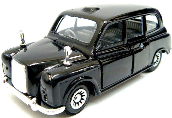 Union Jack Black Taxi - Die Cast Pull Back Model EL64791