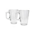 Latte Glasses Set - 2 Cafe Latte 240ml Elegant Cups RY1603