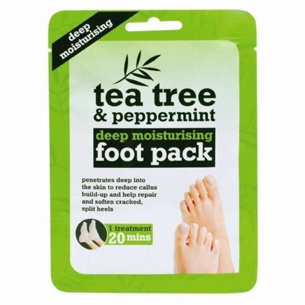 TEA TREE & PEPPERMINT MOISTURISING FOOT PACK. XP40049