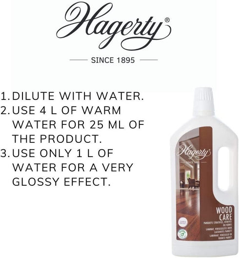 Wood Floor Cleaner - HAGERTY WOOD FLOOR CARE 1L A116326