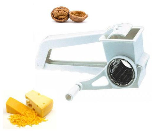 Rotary Cheese Grater - Durable Stainless Steel Kitchen Gadget