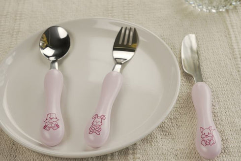 Childrens Cutlery Set - Greenworks Woodland Animal 3 Piece