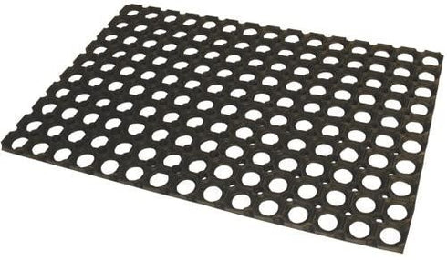 Heavy Duty Door Mat - JVL Rubber Ring Entrance Mat 40x60cm