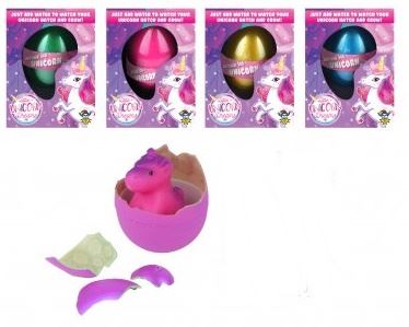 Growing Unicorn Egg - Assorted Colour Magic Hatch Toy N51465