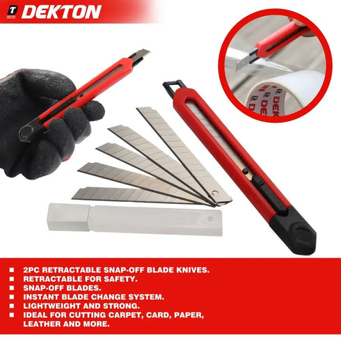 DEKTON 18PCS UTILITY KNIFE SET. DT60135