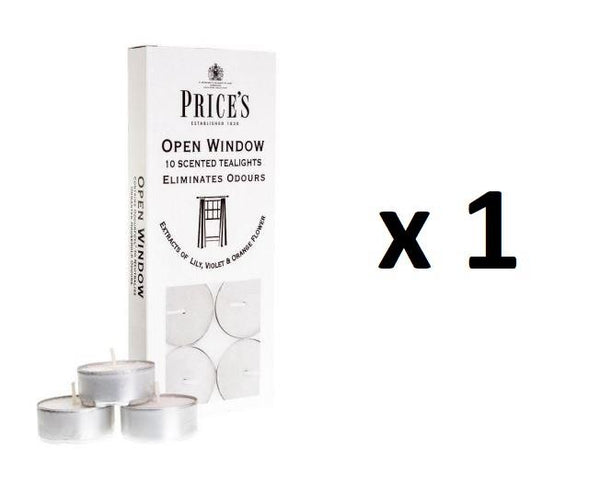 PRICES OPEN WINDOW TEALIGHT CANDLES 4HRS 10/PK. FR551016 372575