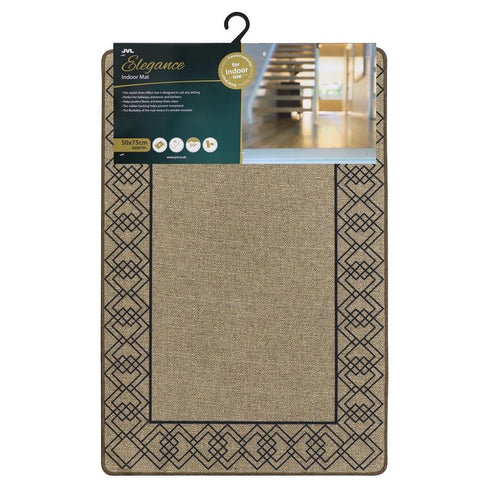 Diamond Border Doormat - JVL Elegance 50x75cm 01-241
