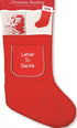 PERSONALISED CHRISTMAS STOCKING WITH LETTERS. SPLR