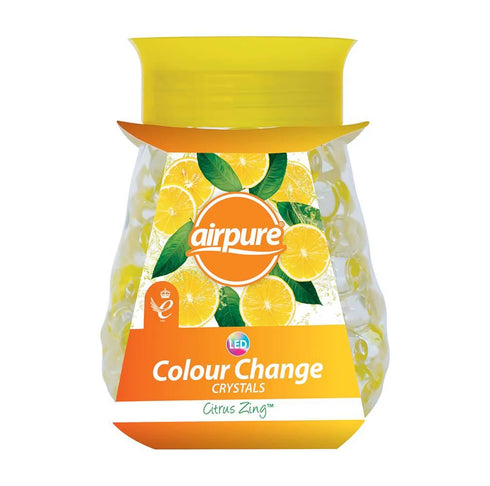 AIRPURE ASSORTED COLOUR CHANGE CRYSTALS 300GM. LED-CCC859