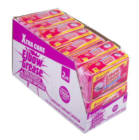 ELBOW GREASE NON SCRATCH SCOURER SPONGE 2/PK. EG191