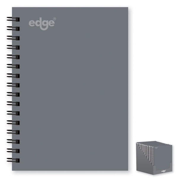 Grey Twin Notebook - EDGE A6 120 Pages 80 GSM | FSC3-ETGD