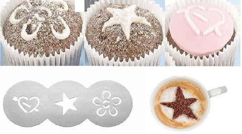 Cake Decorating Stencils - TALA Steel Cake Stencils 10A10171