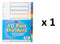 A4 Subject Dividers - TIGER 10 Plastic Tabs T301063