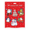 Luxury Christmas Gift Tags - Cute Designs with String (50 Pack)