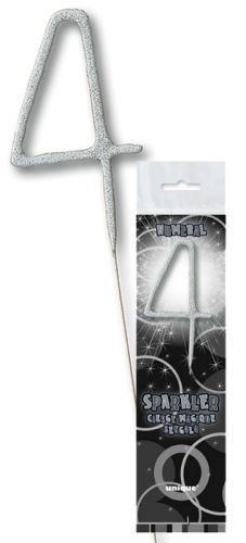 NO 4 NUMERIAL SPARKLER CANDLE. UNI37854