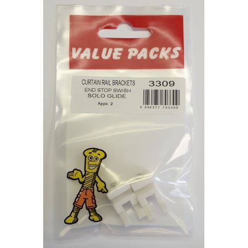 Swish Solo Glide Stop - FAST PAK VALUE 3309, 2 Pack