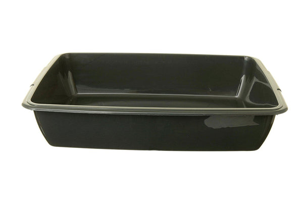 ASSORTED COLOUR WHITEFURZE CAT LITTER TRAY 42CM. P0301
