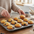 CHEF AID 12 CUP SHALLOW BUN TIN. 10E10285