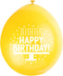 Happy Birthday Balloons - Multicolour Latex Pack | UNI56032