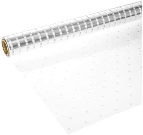 CLEAR CELLOPHANE WRAP WITH DOT DESIGN 5MTR. JL1243