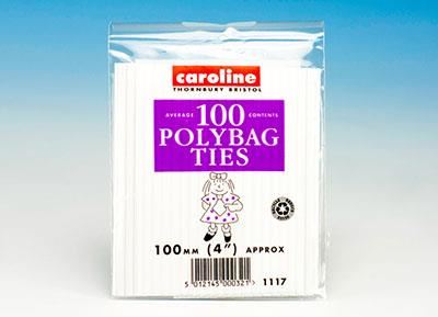 Bag Closures Pack of 100 - Secure Your Items with CAROLINE C1117