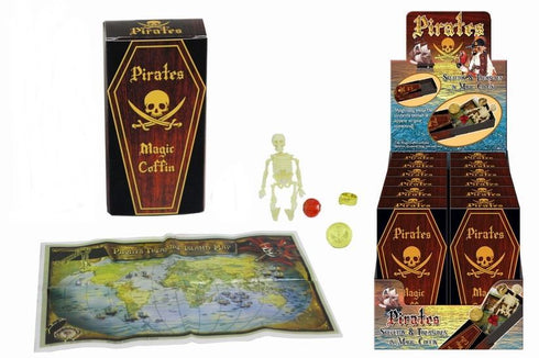 Pirate Skeleton Coffin - Magic Showpiece TY1652