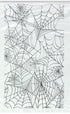 PACK OF 20 SPIDER WEB HALLOWEEN CELLO BAG. 62524