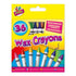Wax Crayons Pack - Vibrant 36 Colors TA5079 for Creative Art