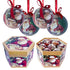 75MM POLYFOAM SHINY BAUBLES SANTA. 513121