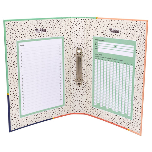 Fashion Ring Binders - PUKKA Assorted A4 Collection 9461-FF