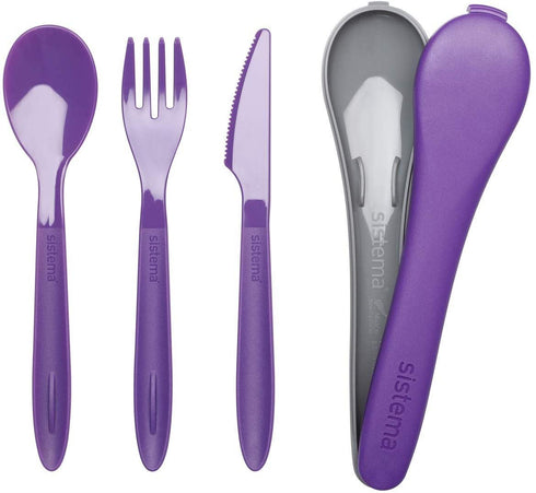 SISTEMA CUTLERY SET WITH CARRY CASE ASSORTED. SIS1918
