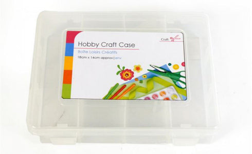 HOBBY CRAFT CASE 24 COMPARTMENT STORAGE BOX 20CM X 13CM. ST2025A