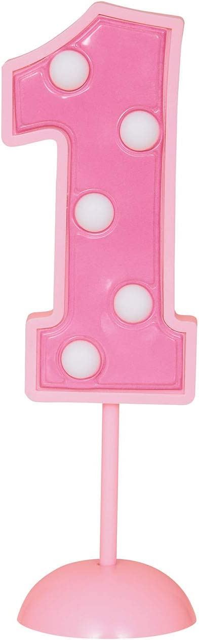 Flashing Cake Topper - Pink Polka Dots No.1 | UNI37051
