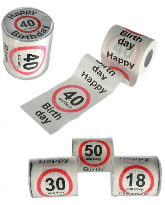 HAPPY BIRTHDAY 18 TOILET PAPER. 330020_18